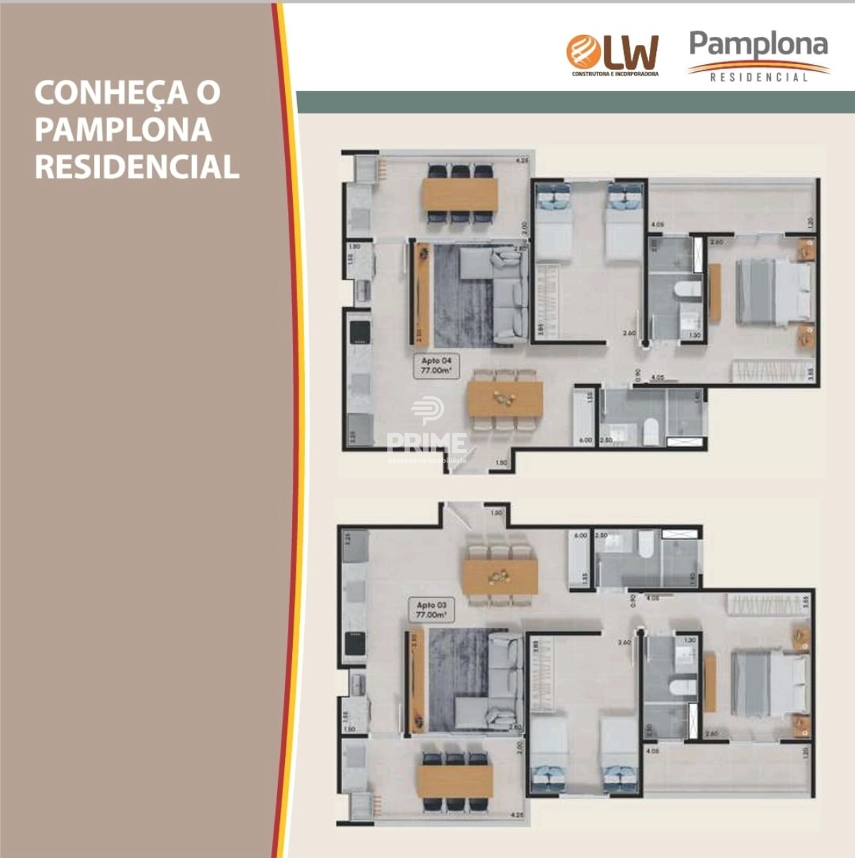 Apartamento à venda com 2 quartos, 77m² - Foto 7