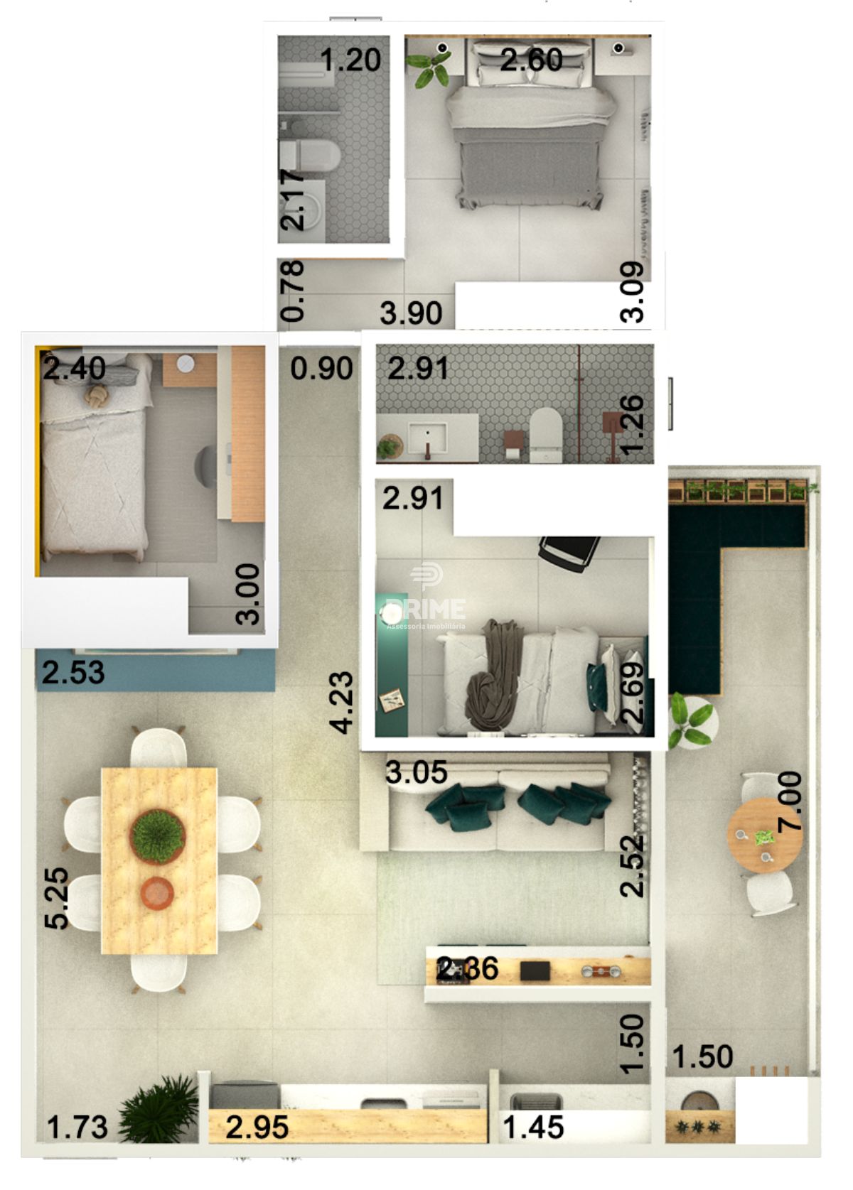 Apartamento à venda com 2 quartos, 68m² - Foto 27