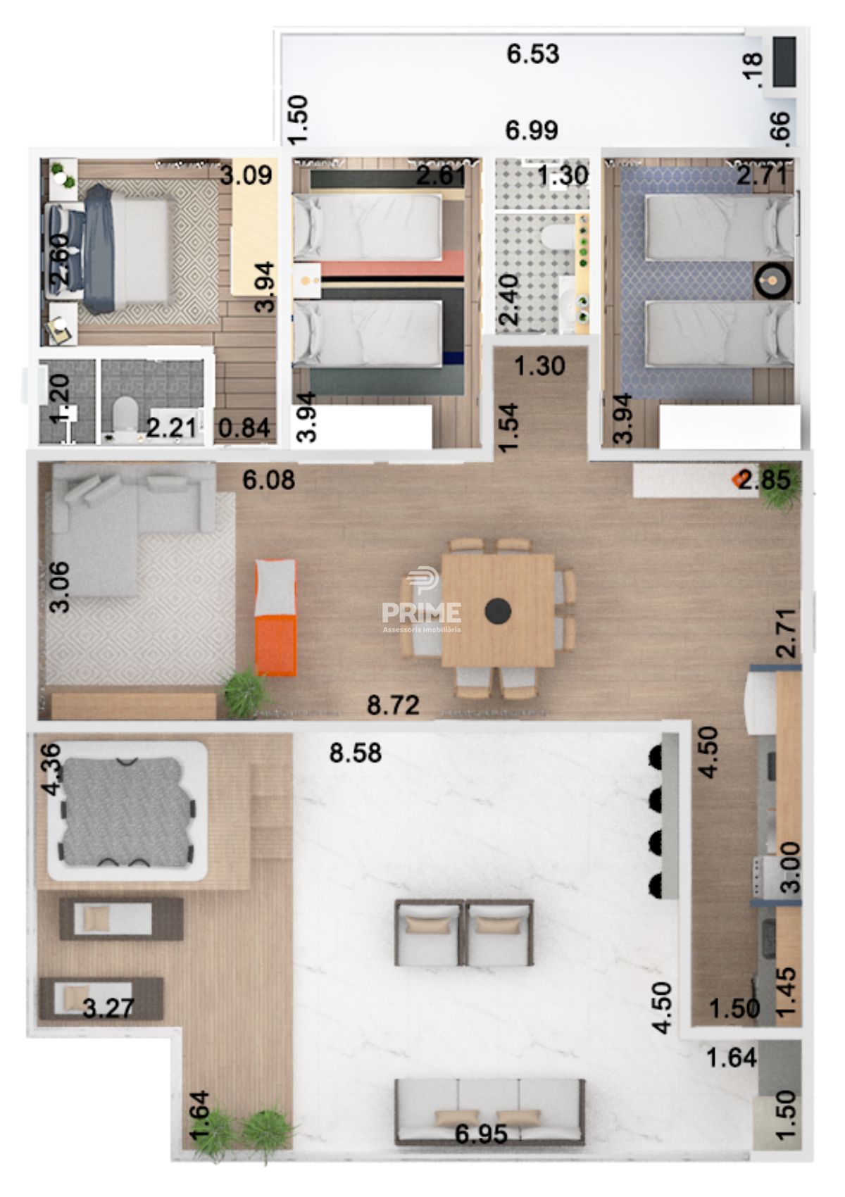 Apartamento à venda com 2 quartos, 68m² - Foto 28