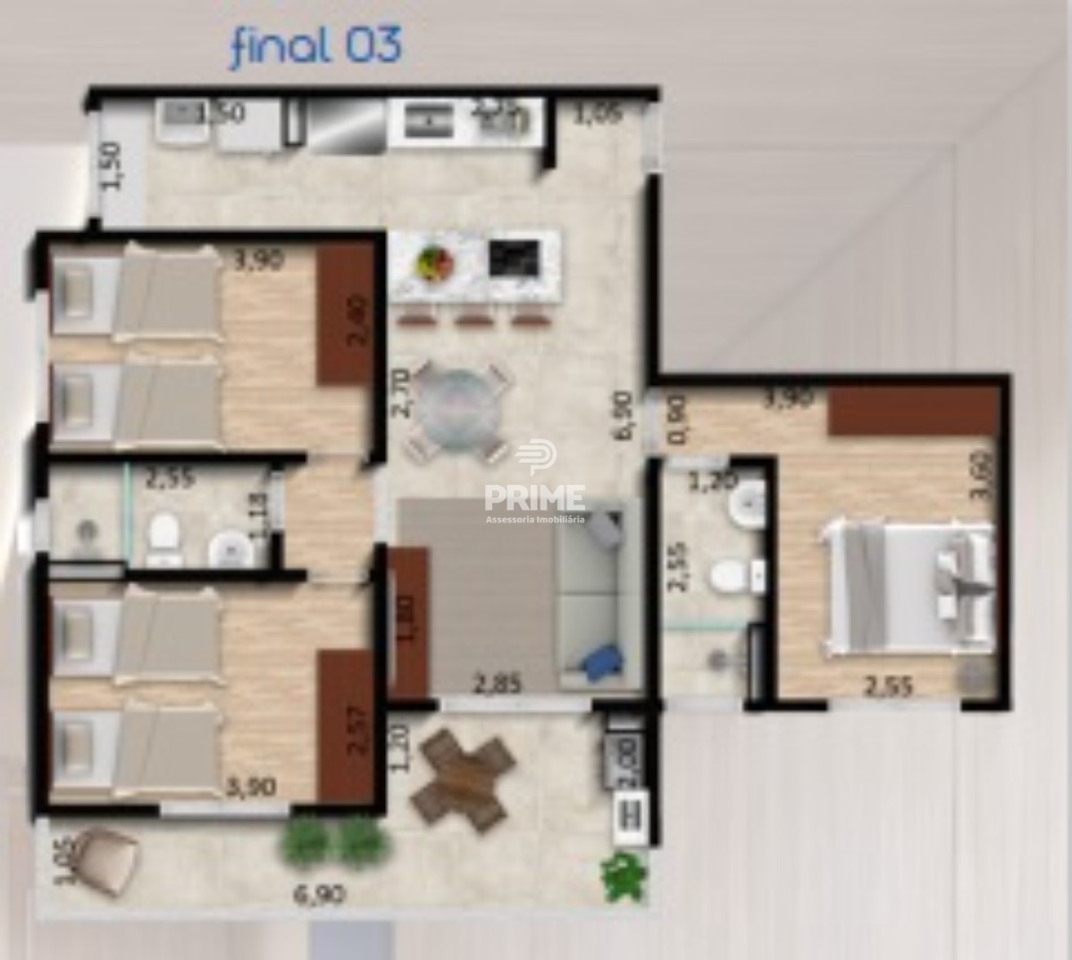 Apartamento à venda com 2 quartos, 82m² - Foto 19