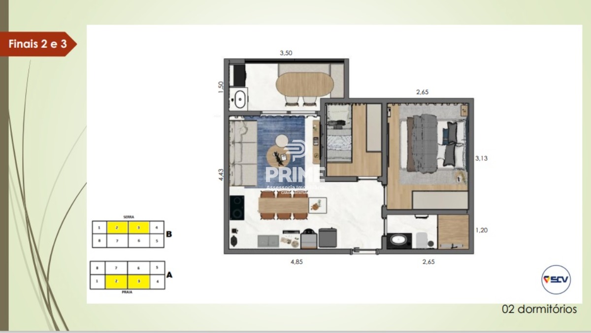 Apartamento à venda com 2 quartos, 43m² - Foto 15