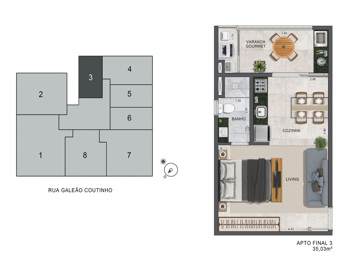 Apartamento à venda com 1 quarto, 50m² - Foto 14