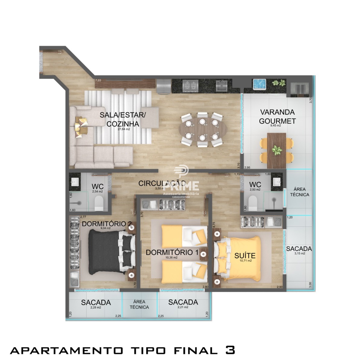 Apartamento à venda com 3 quartos, 167m² - Foto 20