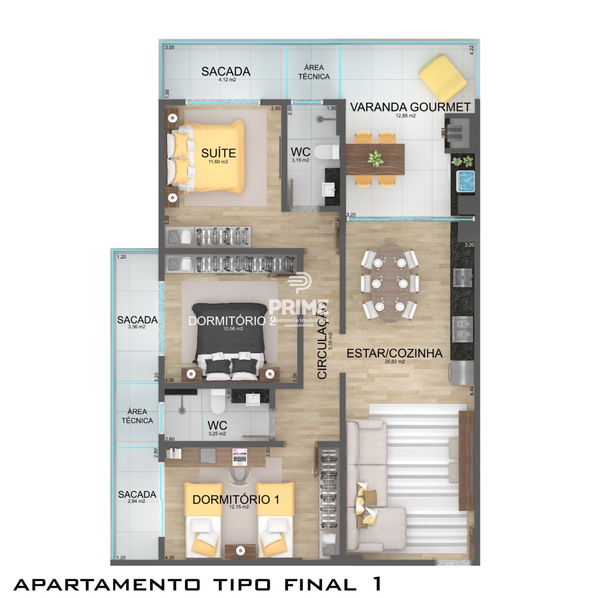 Apartamento à venda com 3 quartos, 167m² - Foto 18